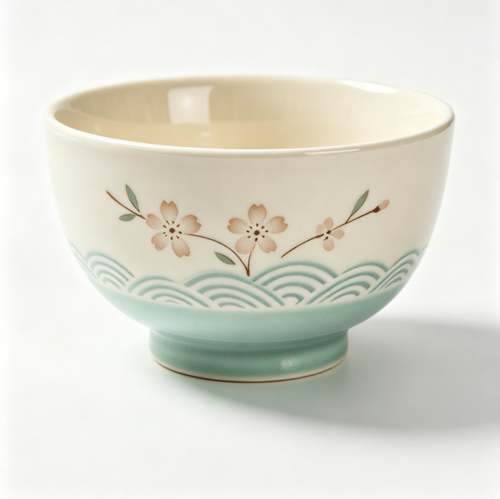 Marlonfaulkner Lot de 4 Bols à Céréales en Porcelaine 700 ml, Grands Bols de Petit-Déjeuner Style Japonais, Légers et Compatibles Micro-ondes, pour Avoine, Soupe, Pâtes, Salade, Riz et Ragoûts